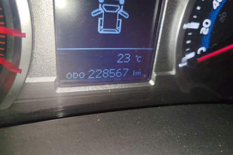 Used Toyota 4Runner  Odometer Close Up