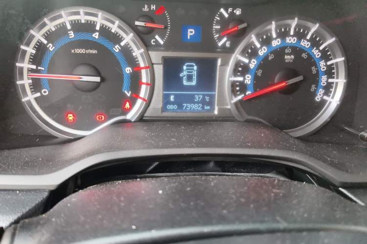 Used Toyota 4Runner  Odometer Close Up