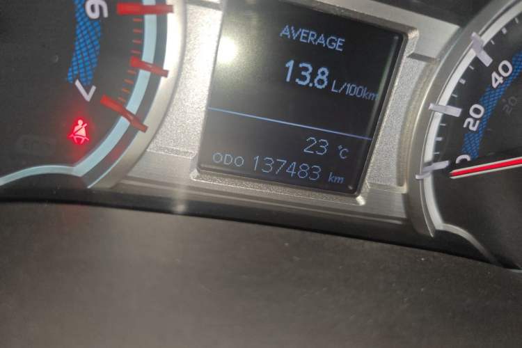 Used Toyota 4Runner  Odometer Close Up