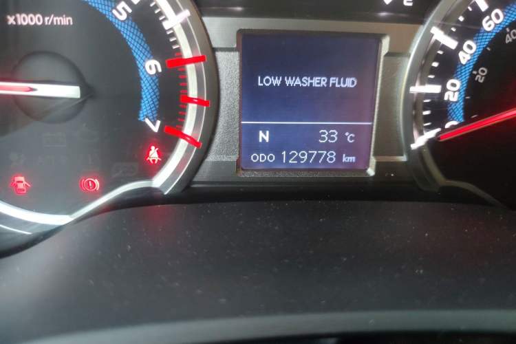 Used Toyota 4Runner  Odometer Close Up