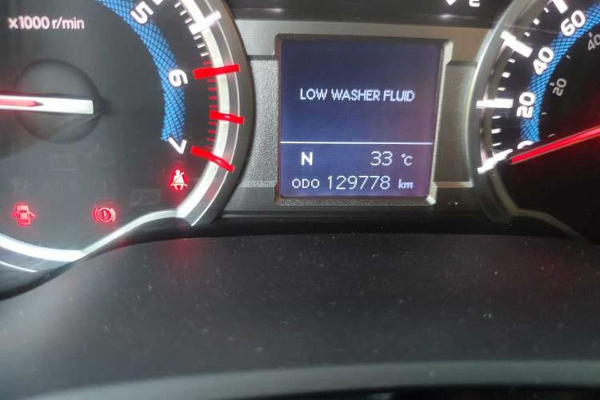 Used Toyota 4Runner  Odometer Close Up
