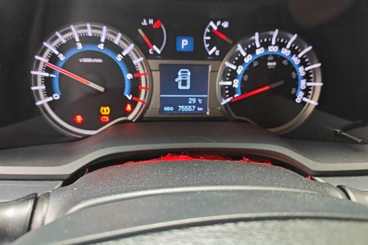 Used Toyota 4Runner  Odometer Close Up