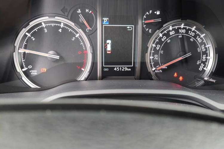 Used Toyota 4Runner  Odometer Close Up