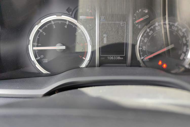 Used Toyota 4Runner  Odometer Close Up