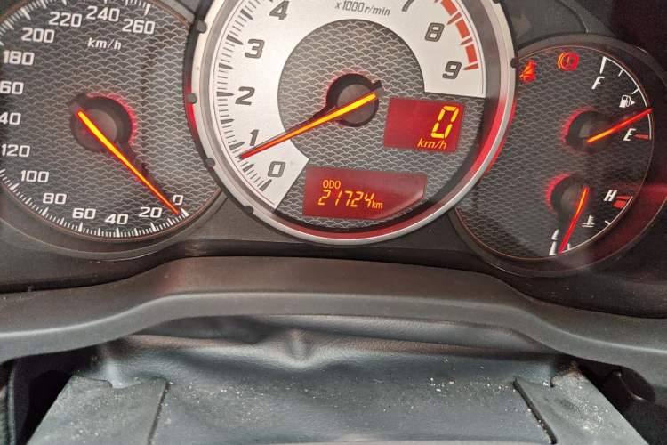 Used Toyota 86 2013 2.0L Manual Luxury Version Odometer Close Up