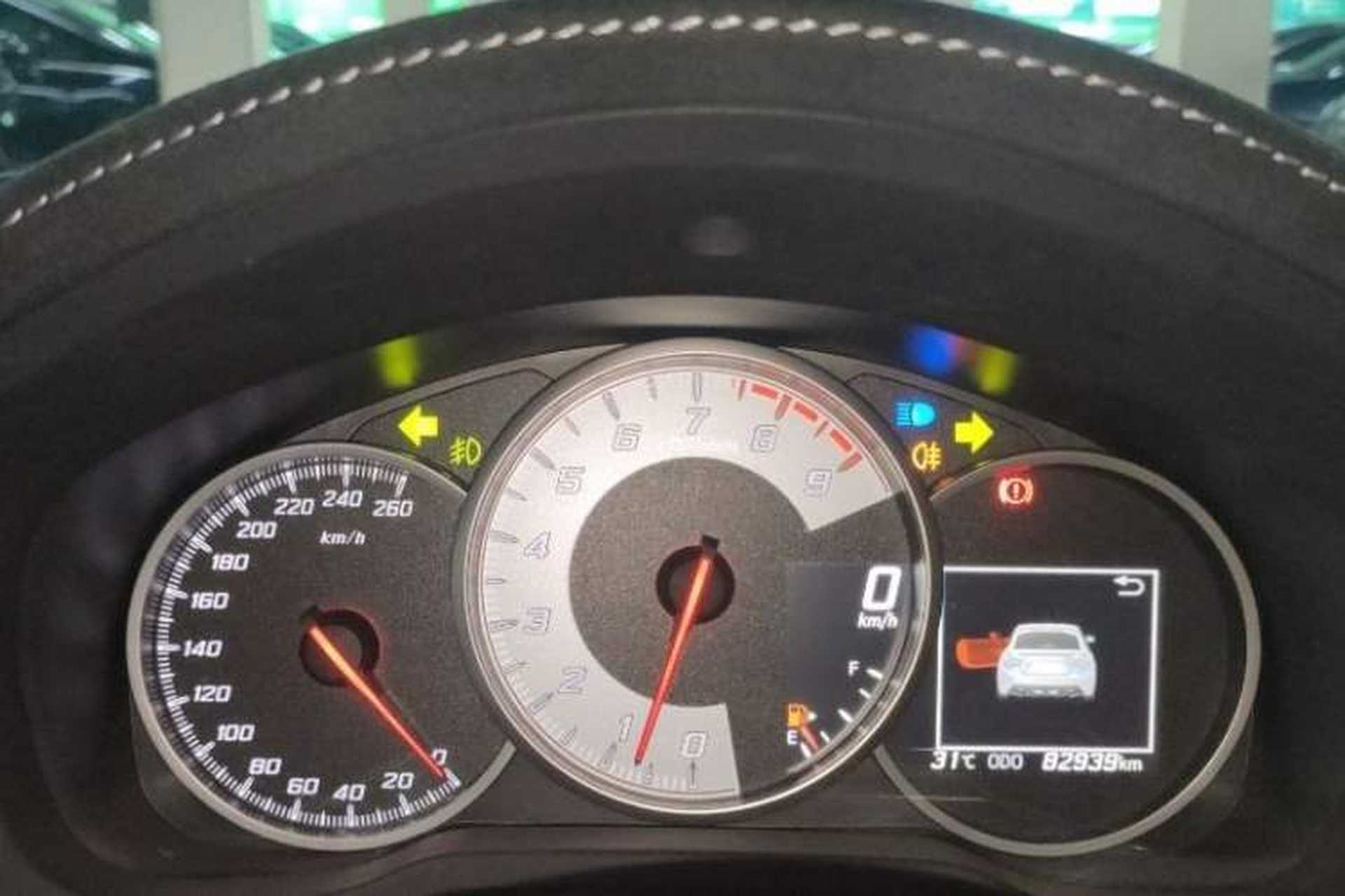 Used Toyota 86 2017 2.0L Manual Luxury Version Odometer Close Up