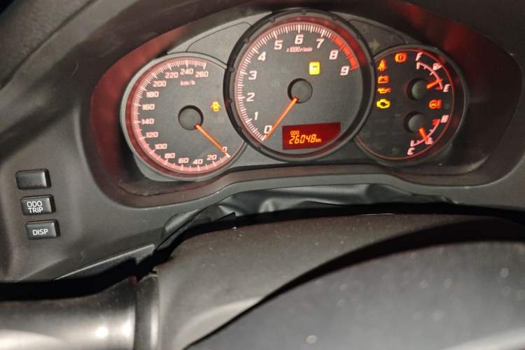 Used Toyota 86 2017 2.0L Manual Elite Edition Odometer Close Up