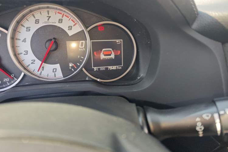 Used Toyota 86 2017 2.0L Manual Luxury Version Odometer Close Up