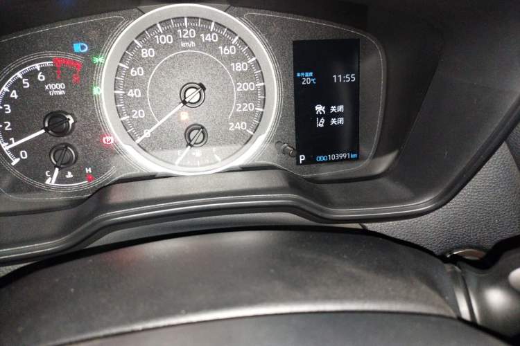 Used Toyota Allion 2021 2.0L Luxury Edition Odometer Close Up