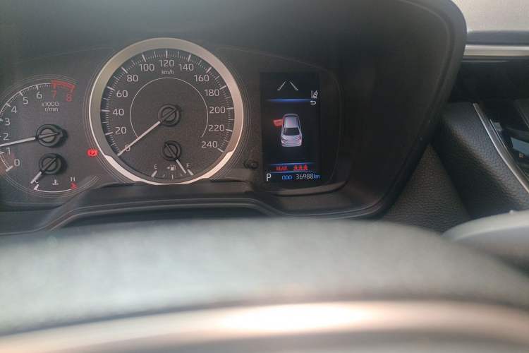 Used Toyota Allion 2021 2.0L Luxury Edition Odometer Close Up