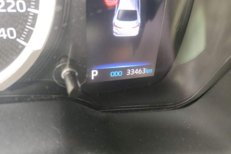 Used Toyota Allion 2021 2.0L Luxury Edition Odometer Close Up
