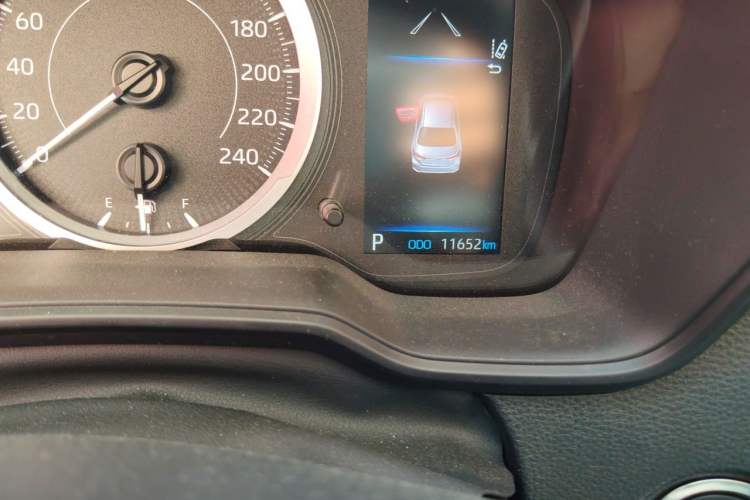 Used Toyota Allion 2021 2.0L Ambition Edition Odometer Close Up