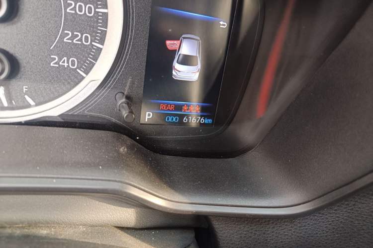 Used Toyota Allion 2021 2.0L Ambition Edition Odometer Close Up