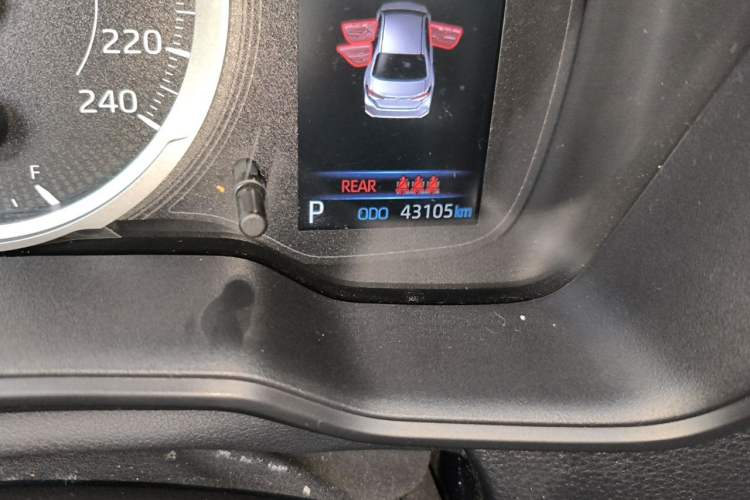 Used Toyota Allion 2021 2.0L Luxury Edition Odometer Close Up