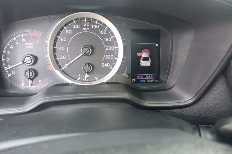 Used Toyota Allion 2021 2.0L Luxury Edition Odometer Close Up