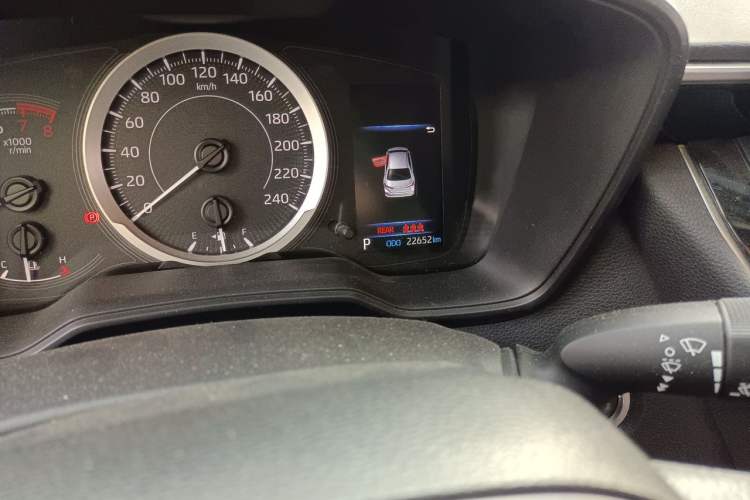 Used Toyota Allion 2021 2.0L Luxury Edition Odometer Close Up