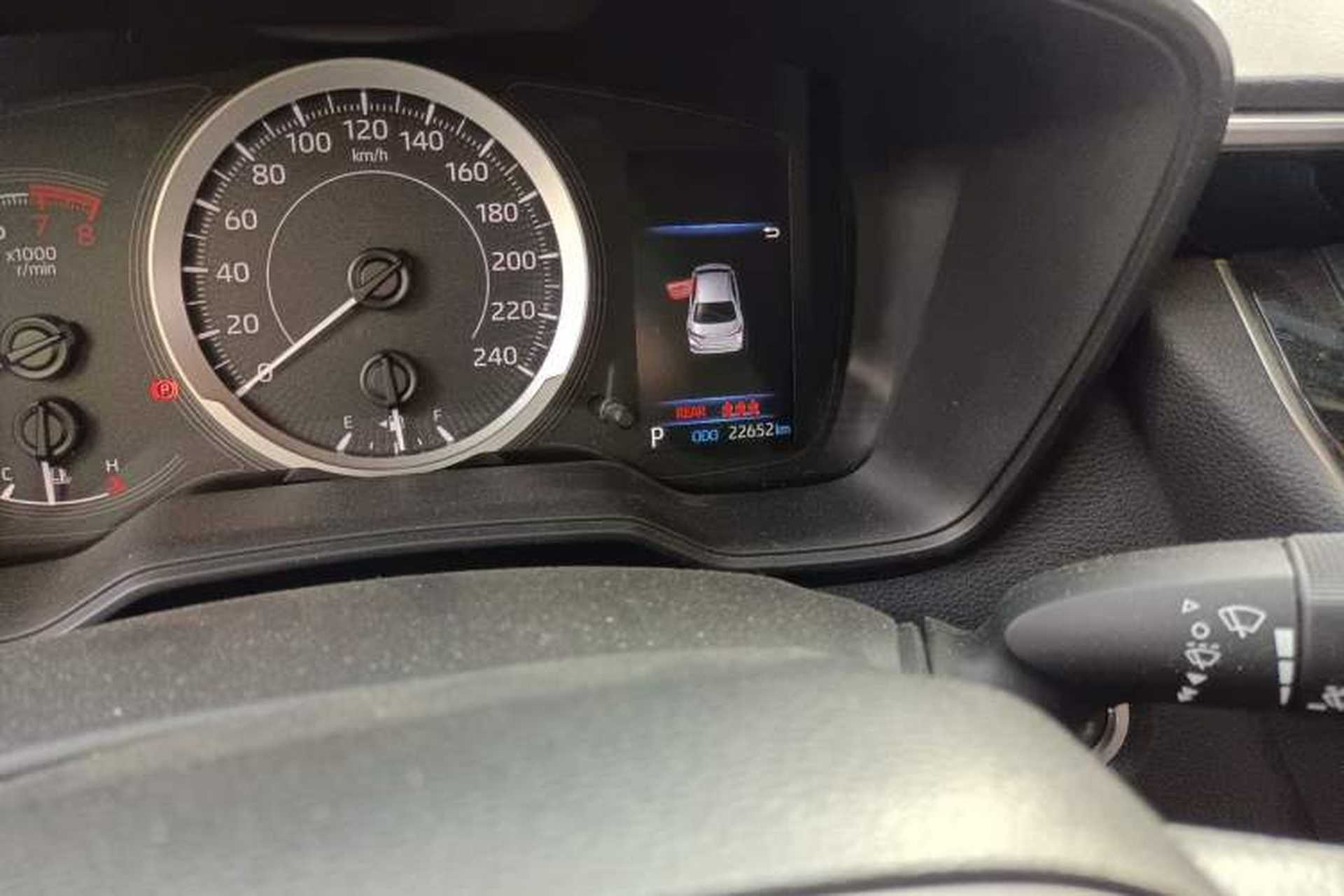 Used Toyota Allion 2021 2.0L Luxury Edition Odometer Close Up
