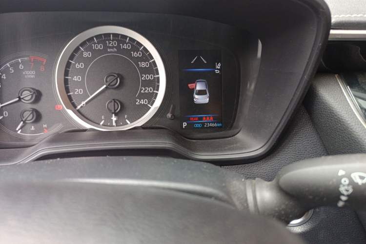 Used Toyota Allion 2021 2.0L Deluxe Edition Odometer Close Up