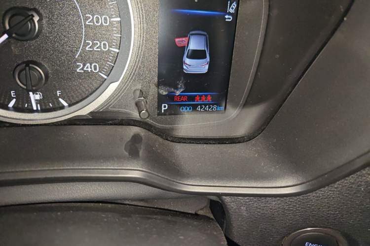 Used Toyota Allion 2021 2.0L Luxury Edition Odometer Close Up
