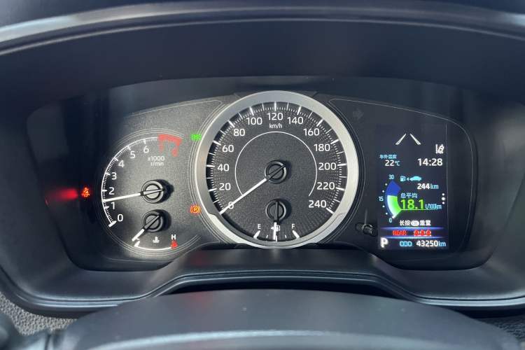 Used Toyota Allion 2021 2.0L Luxury Edition Odometer Close Up