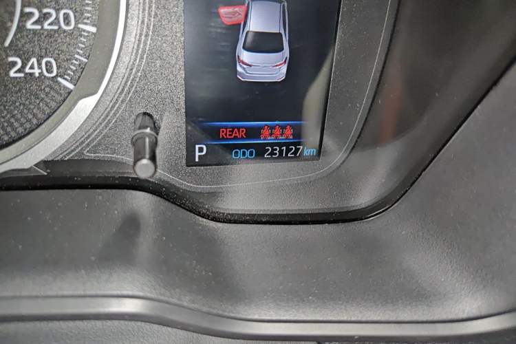 Used Toyota Allion 2021 2.0L Deluxe Edition Odometer Close Up
