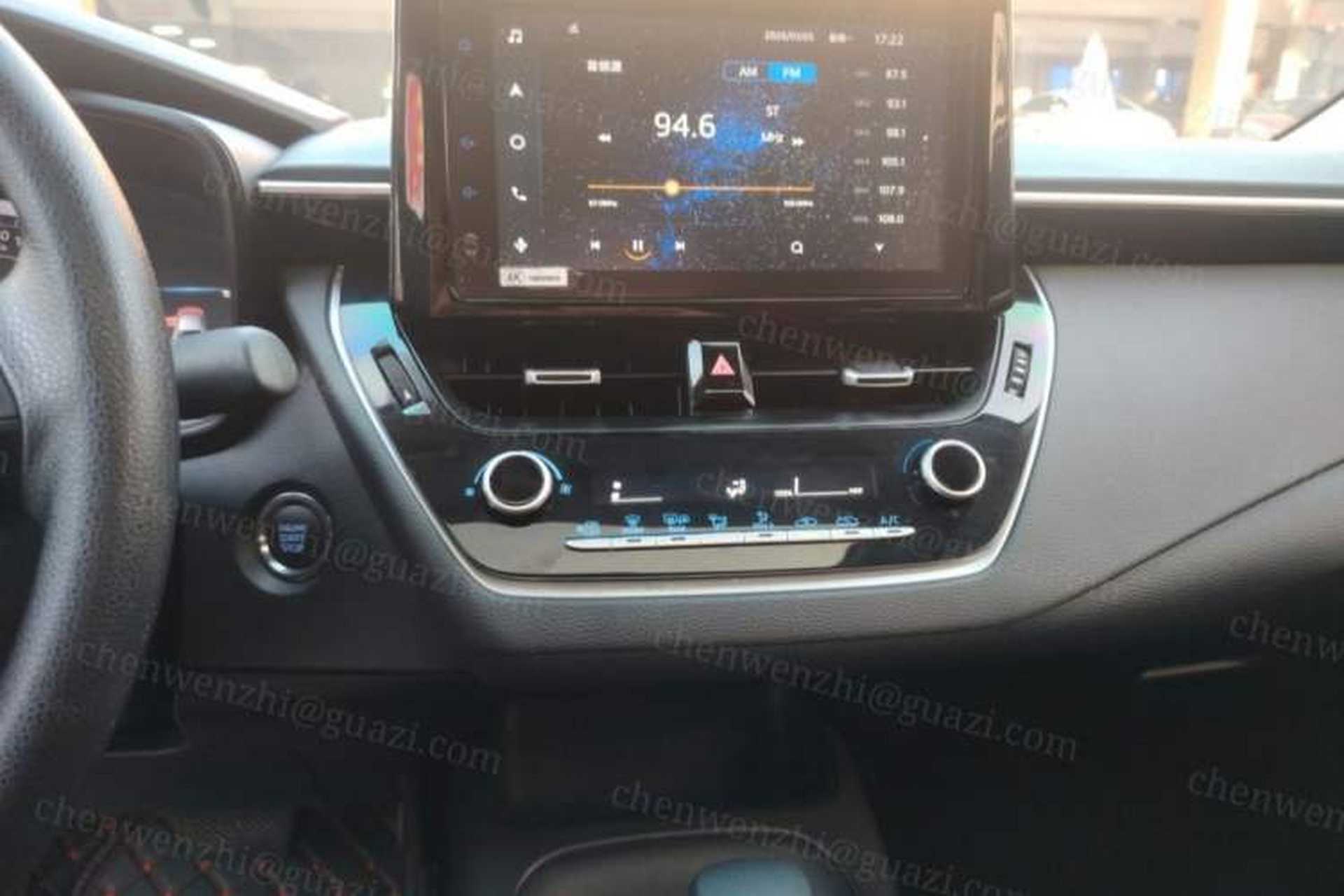 Used Toyota Allion 2021 2.0L Luxury Edition Audio And AC Panel
