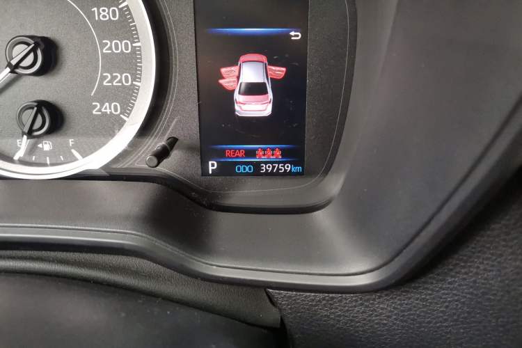 Used Toyota Allion 2021 2.0L Luxury Edition Odometer Close Up
