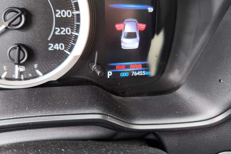 Used Toyota Allion 2021 2.0L Luxury Edition Odometer Close Up