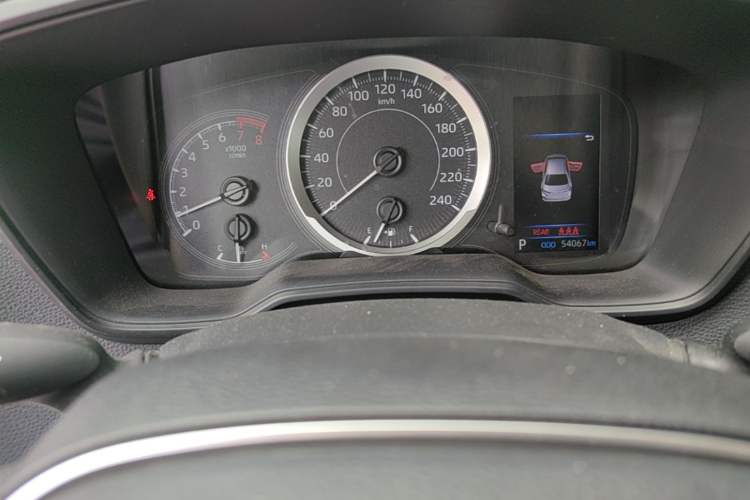 Used Toyota Allion 2021 2.0L Luxury Edition Odometer Close Up