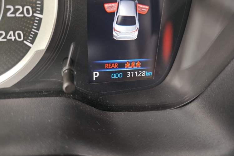 Used Toyota Allion 2021 2.0L Luxury Edition Odometer Close Up
