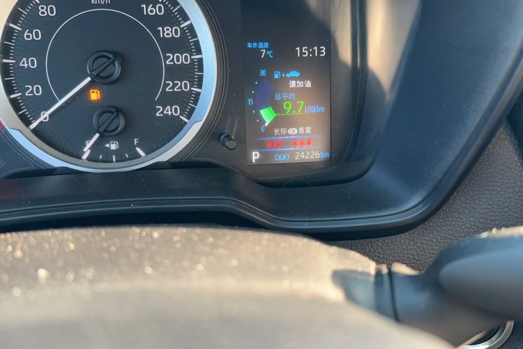 Used Toyota Allion 2021 2.0L Luxury Edition Odometer Close Up