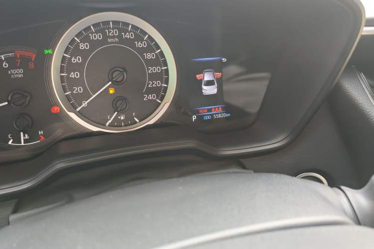 Used Toyota Allion 2021 2.0L Ambition Edition Odometer Close Up