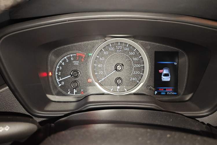 Used Toyota Allion 2021 2.0L Luxury Edition Odometer Close Up