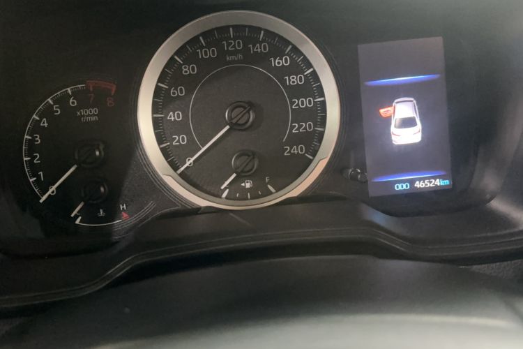Used Toyota Allion 2021 2.0L Luxury Edition Odometer Close Up