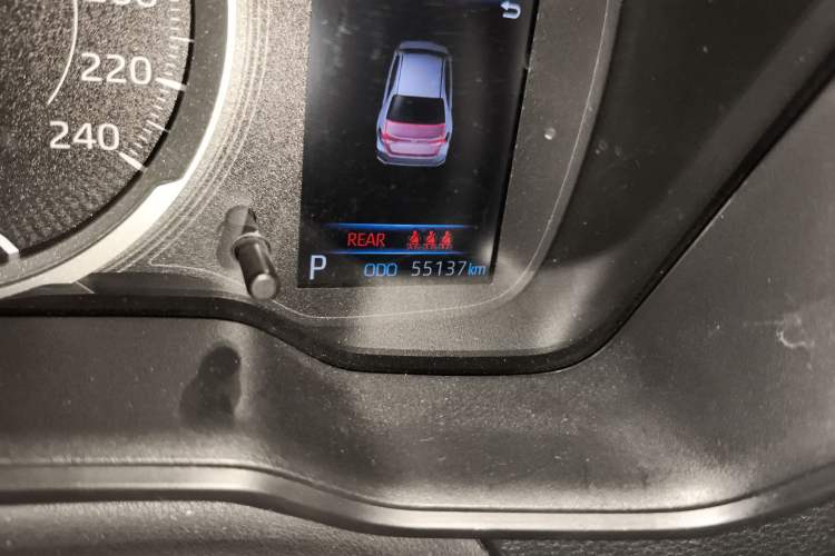 Used Toyota Allion 2021 2.0L Luxury Edition Odometer Close Up