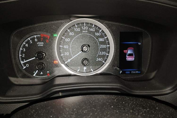 Used Toyota Allion 2021 2.0L Luxury Edition Odometer Close Up