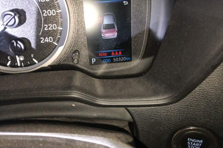 Used Toyota Allion 2021 2.0L Luxury Edition Odometer Close Up