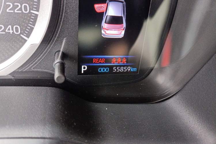 Used Toyota Allion 2021 2.0L Ambition Edition Odometer Close Up