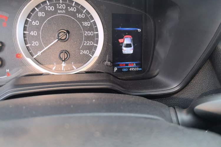 Used Toyota Allion 2021 2.0L Ambition Edition Odometer Close Up