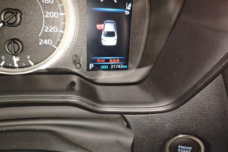 Used Toyota Allion 2021 2.0L Deluxe Edition Odometer Close Up