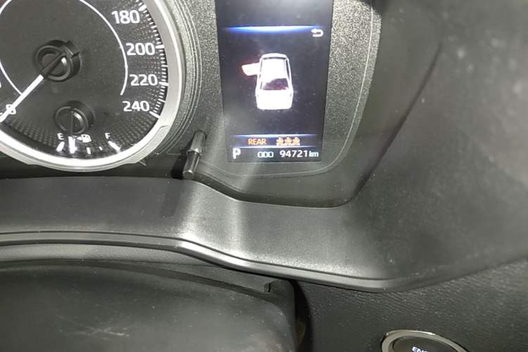 Used Toyota Allion 2022 2.0L Elite Edition Odometer Close Up