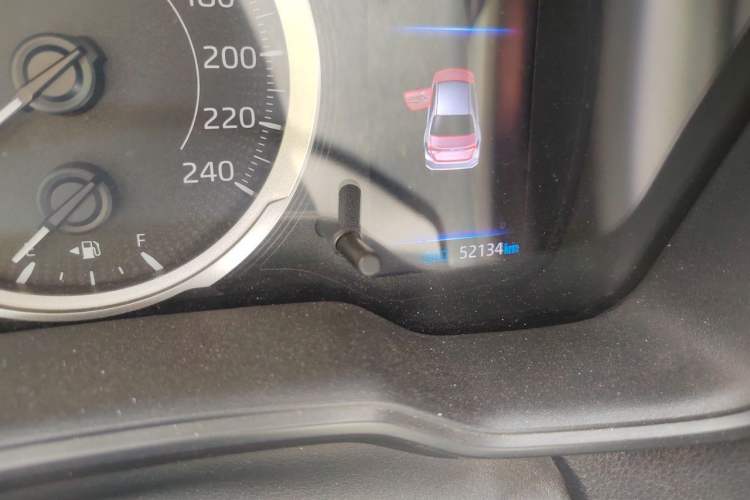 Used Toyota Allion 2022 2.0L Elite Edition Odometer Close Up