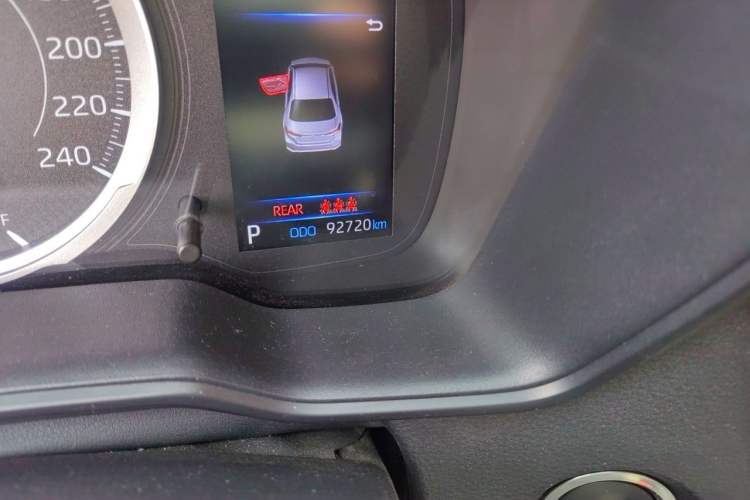 Used Toyota Allion 2022 2.0L Zunyue Edition Odometer Close Up