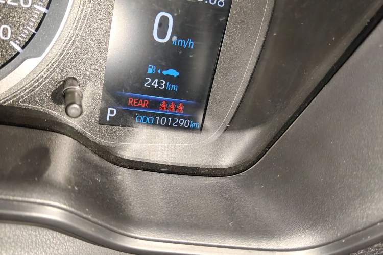 Used Toyota Allion 2022 2.0L Elite Edition Odometer Close Up