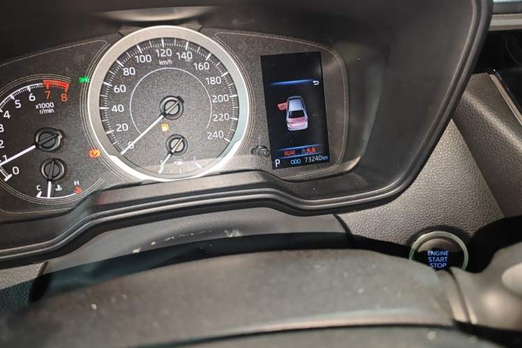 Used Toyota Allion 2022 2.0L Elite Edition Odometer Close Up