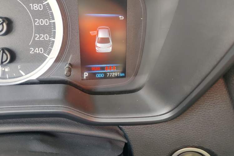 Used Toyota Allion 2022 2.0L Elite Edition Odometer Close Up