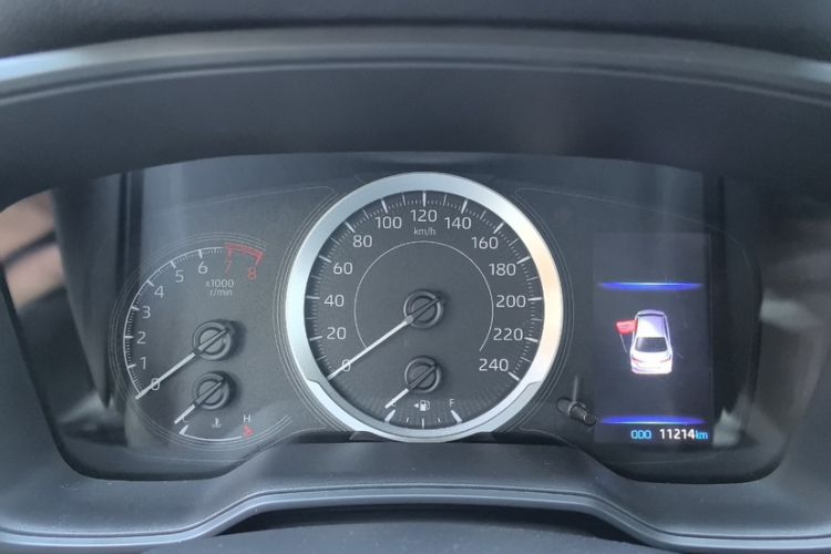 Used Toyota Allion 2022 2.0L Zunyue Edition Odometer Close Up