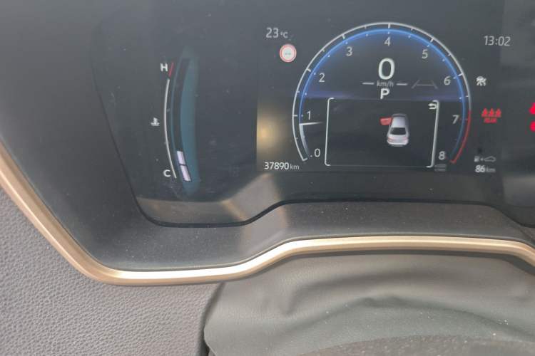 Used Toyota Allion 2023 2.0L Elite Edition Odometer Close Up