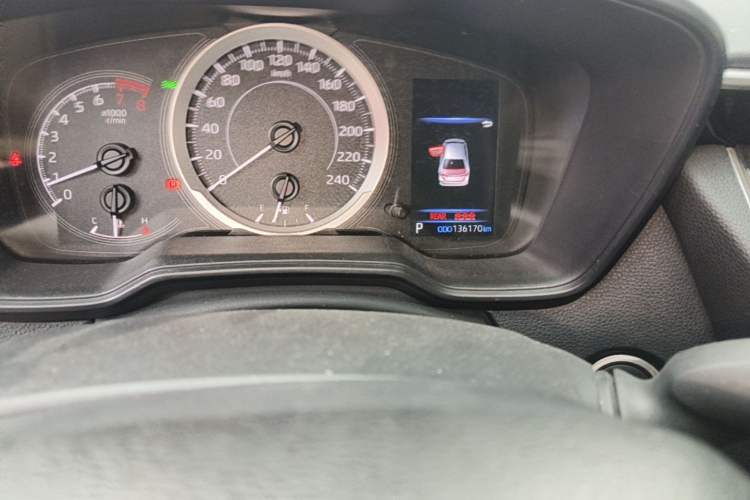 Used Toyota Allion 2023 2.0L Elite Edition Odometer Close Up