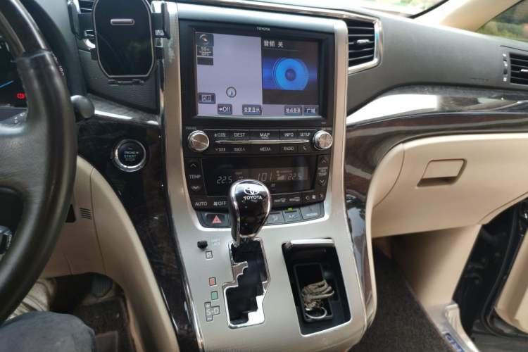 Used Toyota Alphard 2011 3.5L Luxury Edition Audio And AC Panel